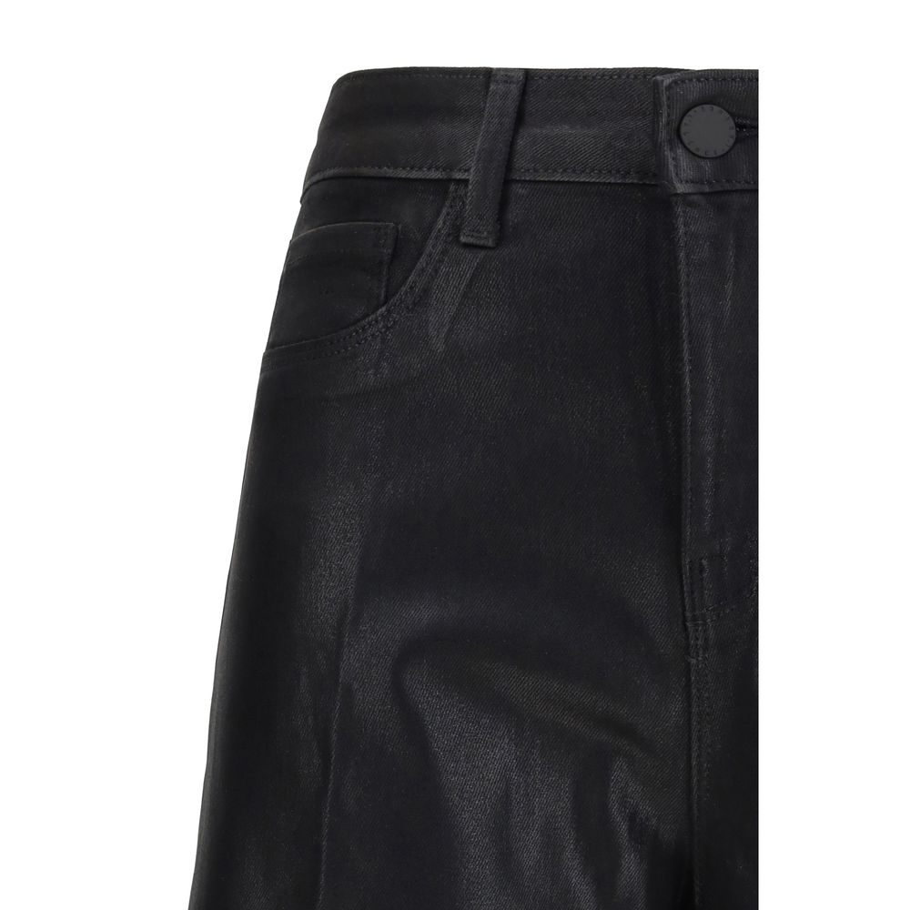 Black Cotton Jeans Denim