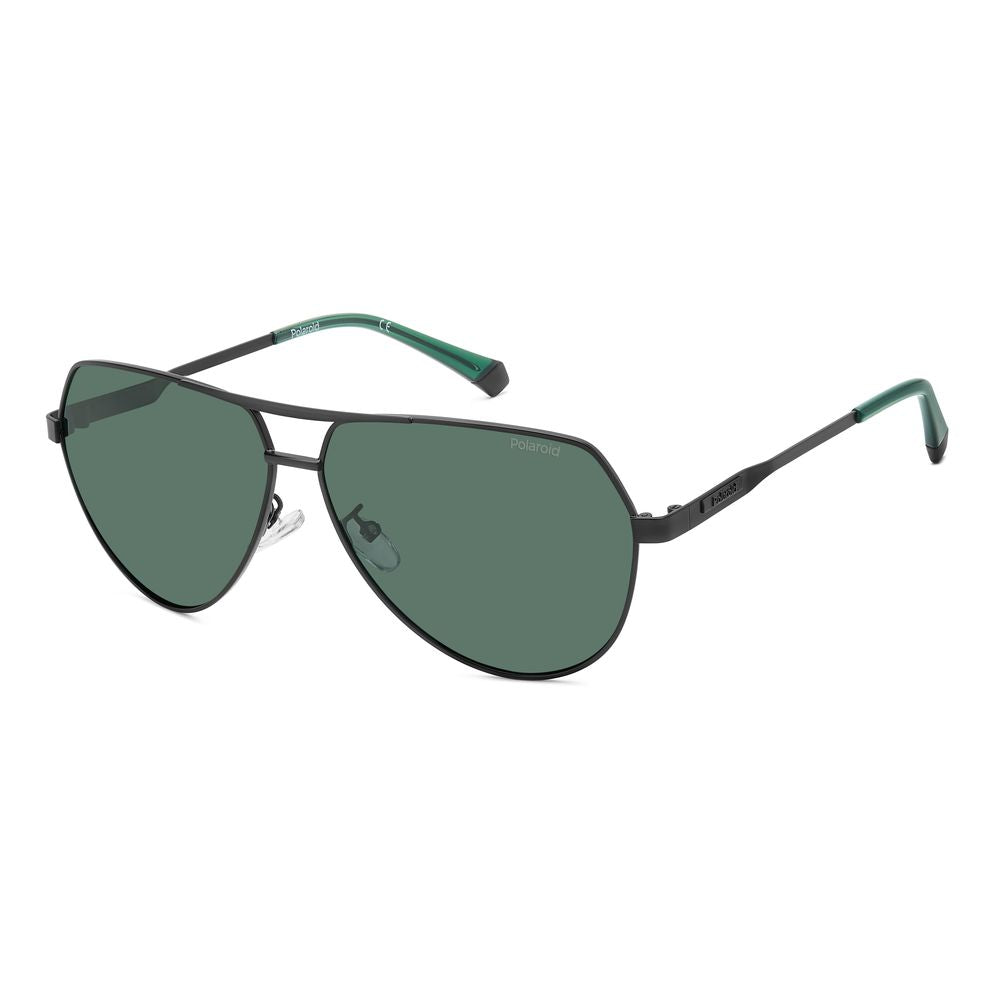 Schwarze Sonnenbrille aus Metall