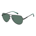 Schwarze Sonnenbrille aus Metall