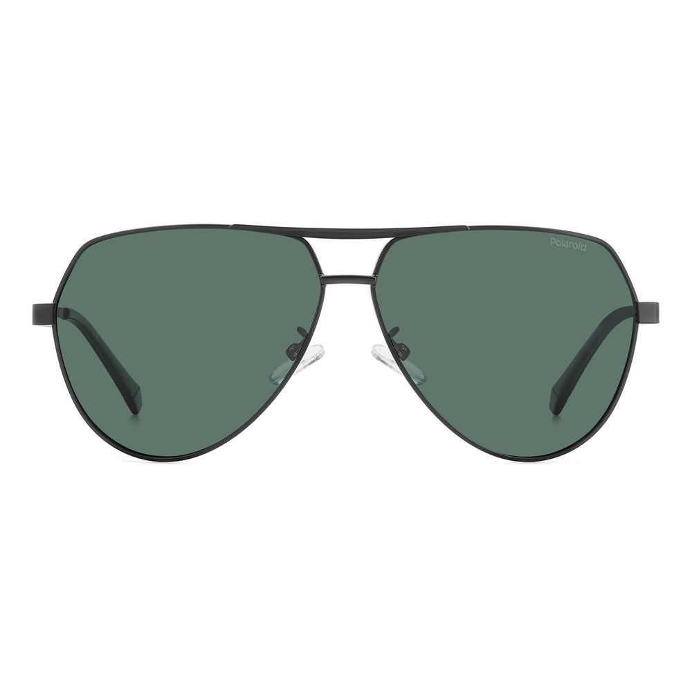 Schwarze Sonnenbrille aus Metall