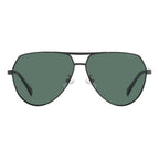 Schwarze Sonnenbrille aus Metall