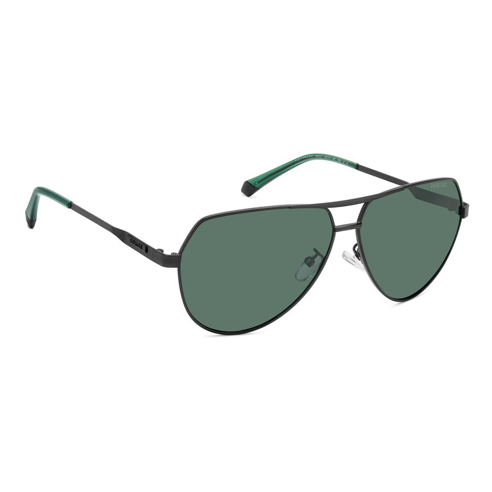 Schwarze Sonnenbrille aus Metall