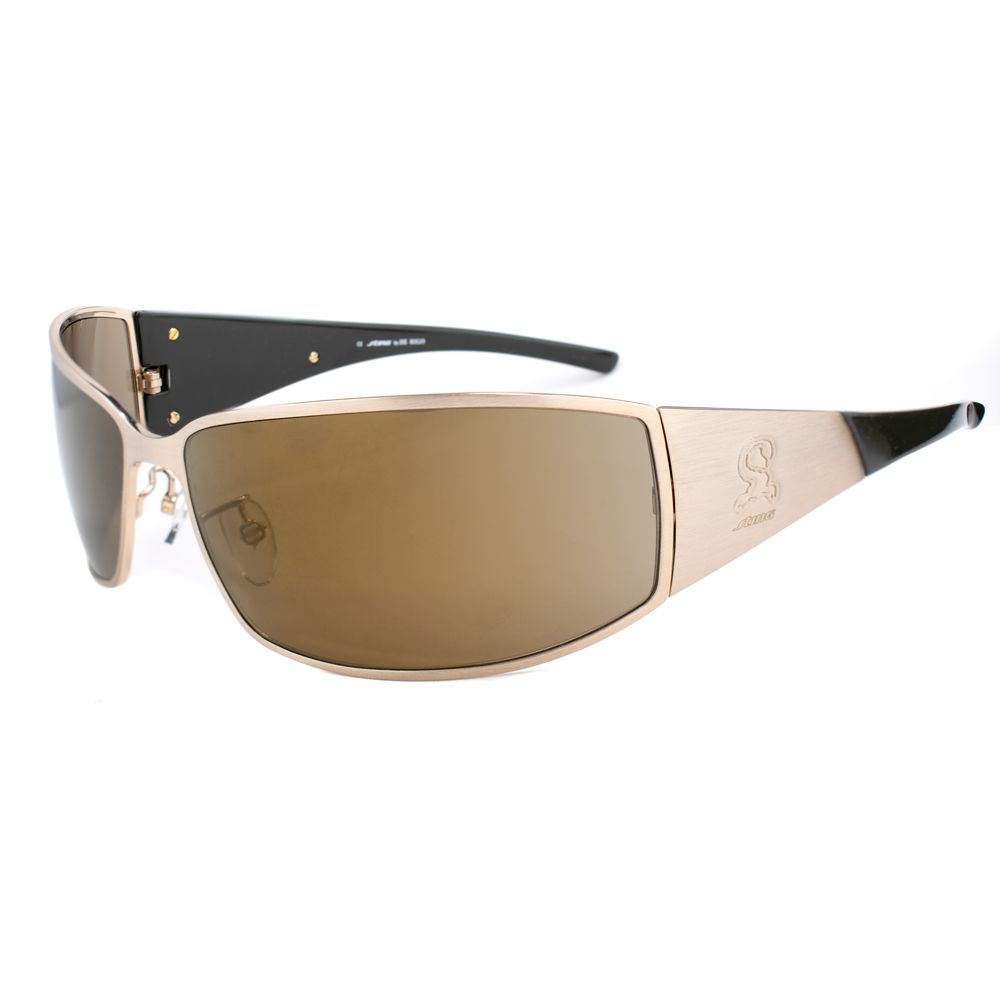 Sonnenbrille aus Rotgold-Metall