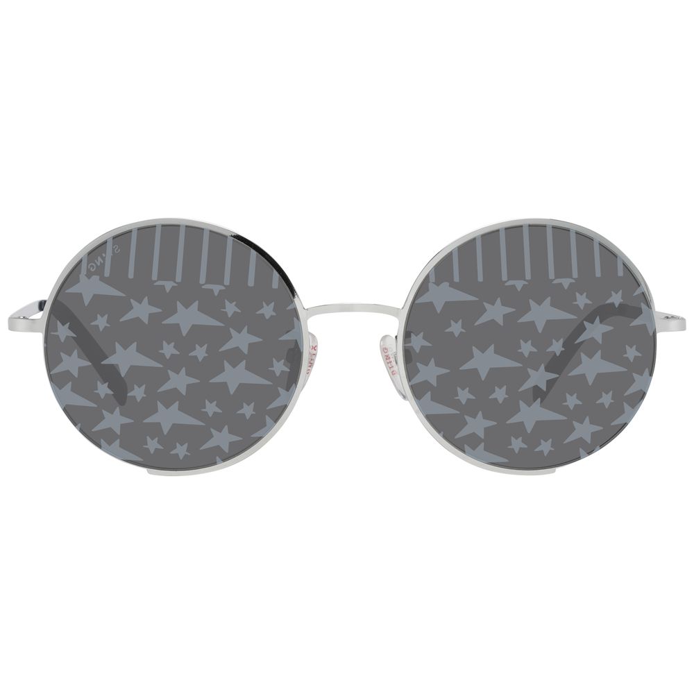 Graue Sonnenbrille aus Metall