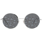 Graue Sonnenbrille aus Metall