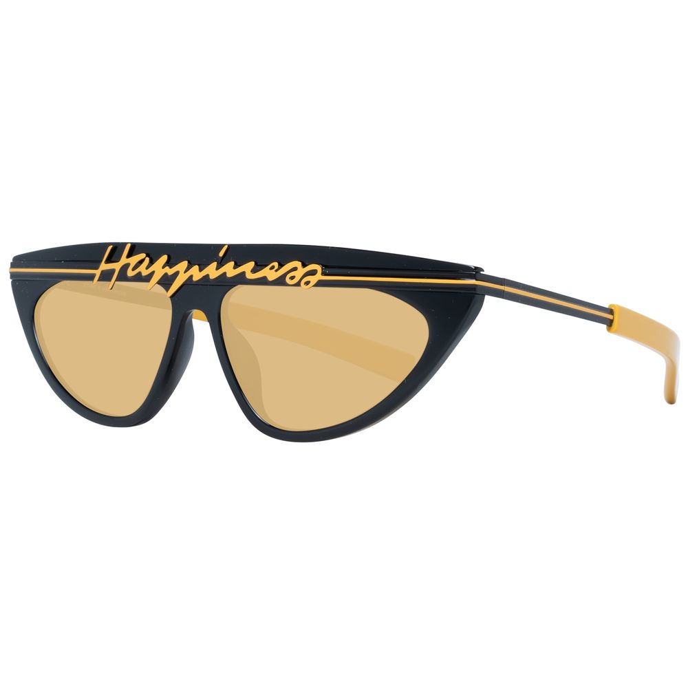 Schwarze Sonnenbrille aus Kunststoff