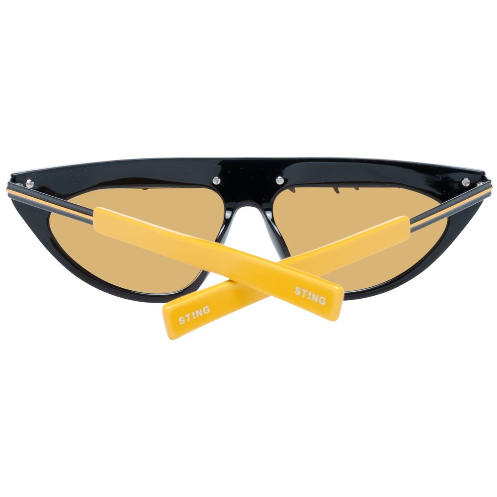 Schwarze Sonnenbrille aus Kunststoff