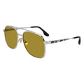 Graue Metallsonnenbrille