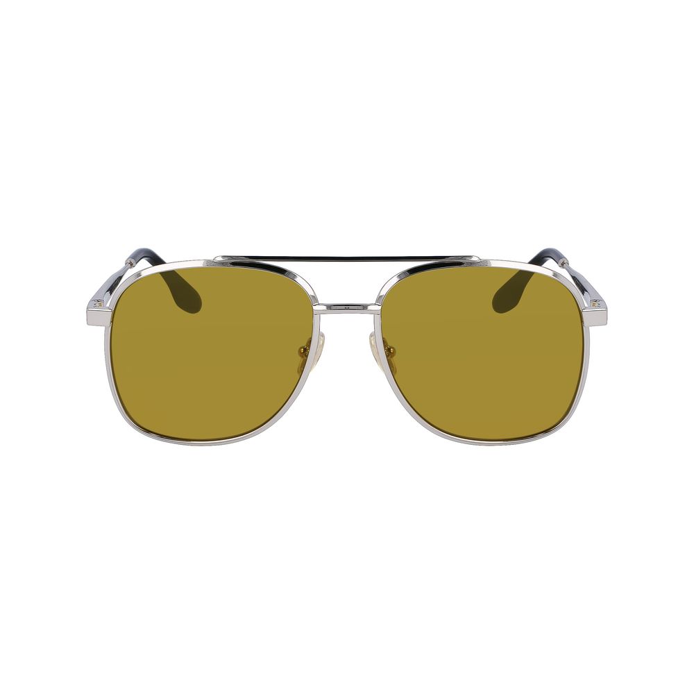 Graue Metallsonnenbrille