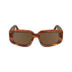 Sonnenbrille aus braunem Acetat
