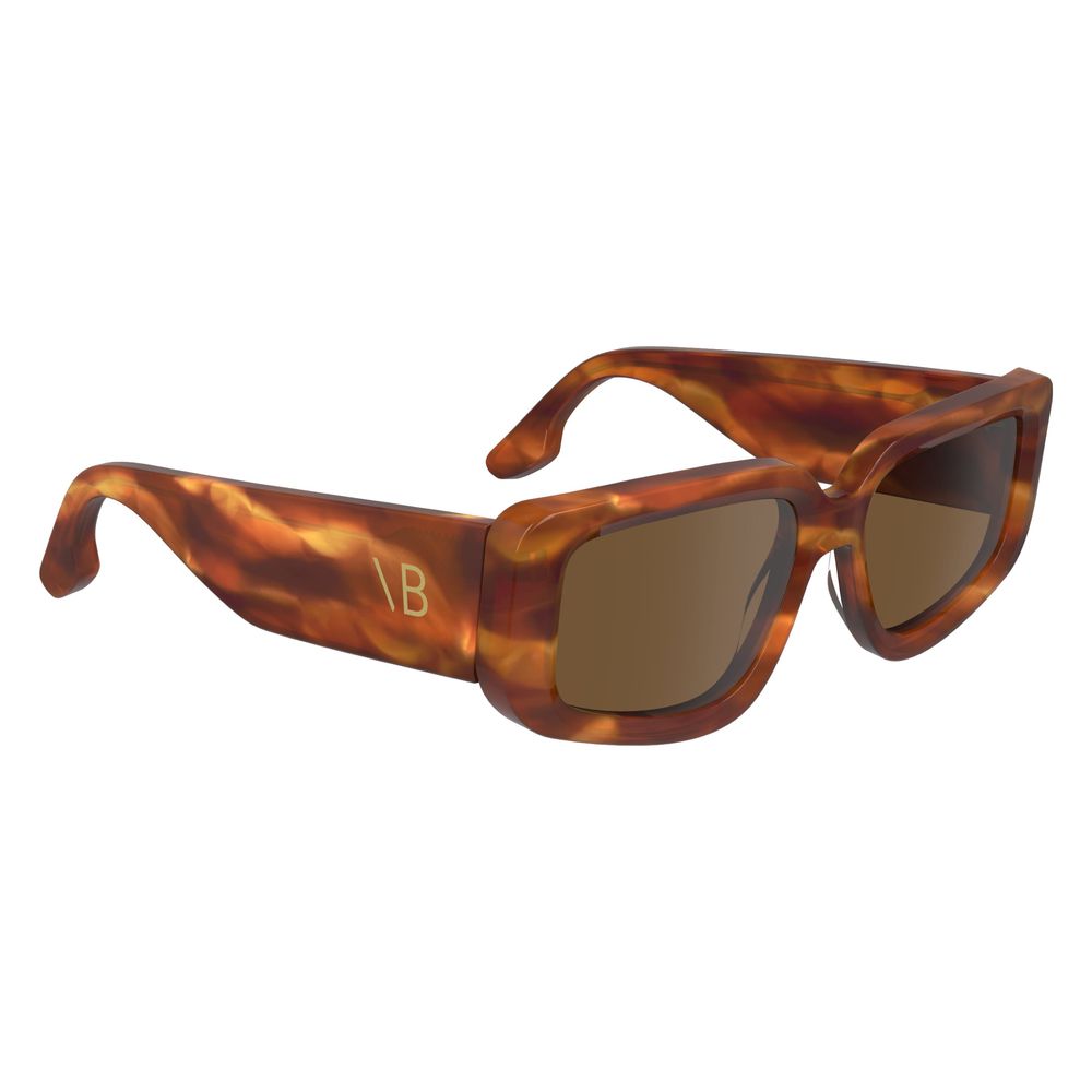 Sonnenbrille aus braunem Acetat