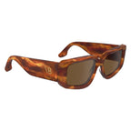 Sonnenbrille aus braunem Acetat