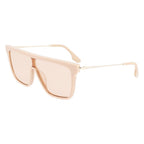 Beige Azetat-Sonnenbrille