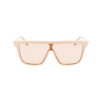 Beige Azetat-Sonnenbrille