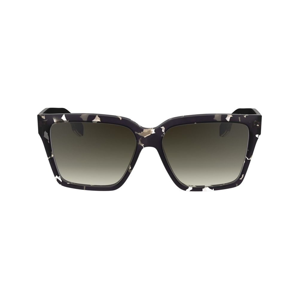 Occhiali da sole in acetato marrone