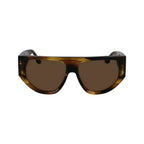Braune Sonnenbrille aus Azetat