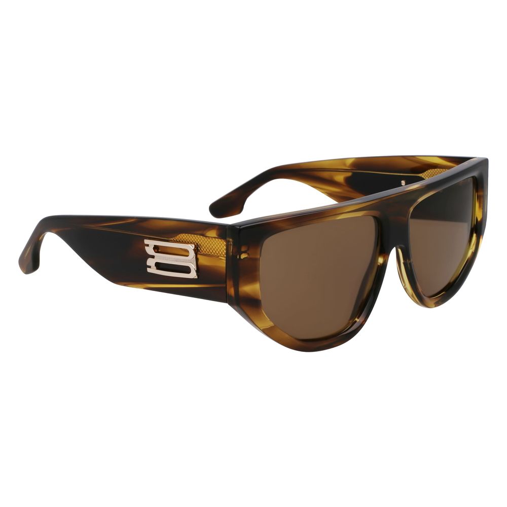 Braune Sonnenbrille aus Azetat
