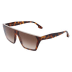 Sonnenbrille aus braunem Azetat