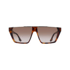 Sonnenbrille aus braunem Azetat