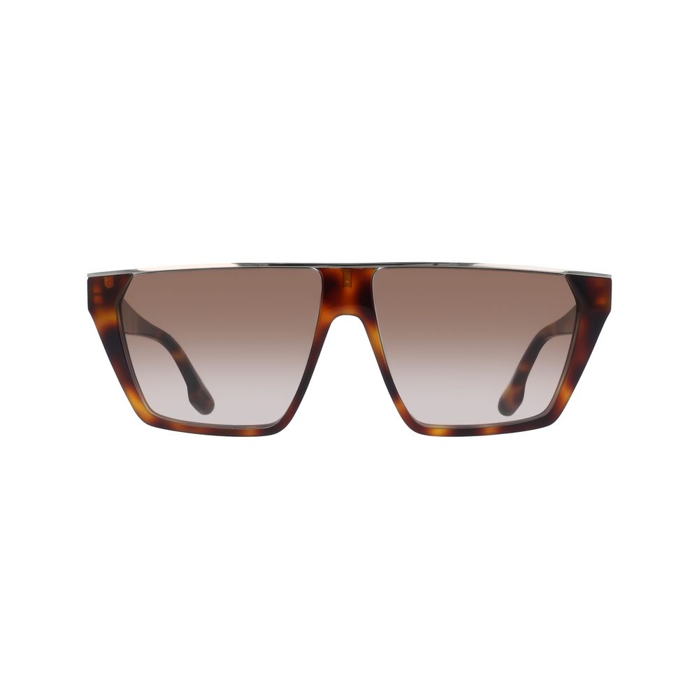 Sonnenbrille aus braunem Azetat