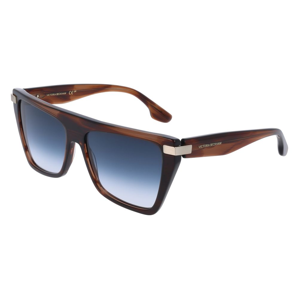 Occhiali da sole in acetato marrone