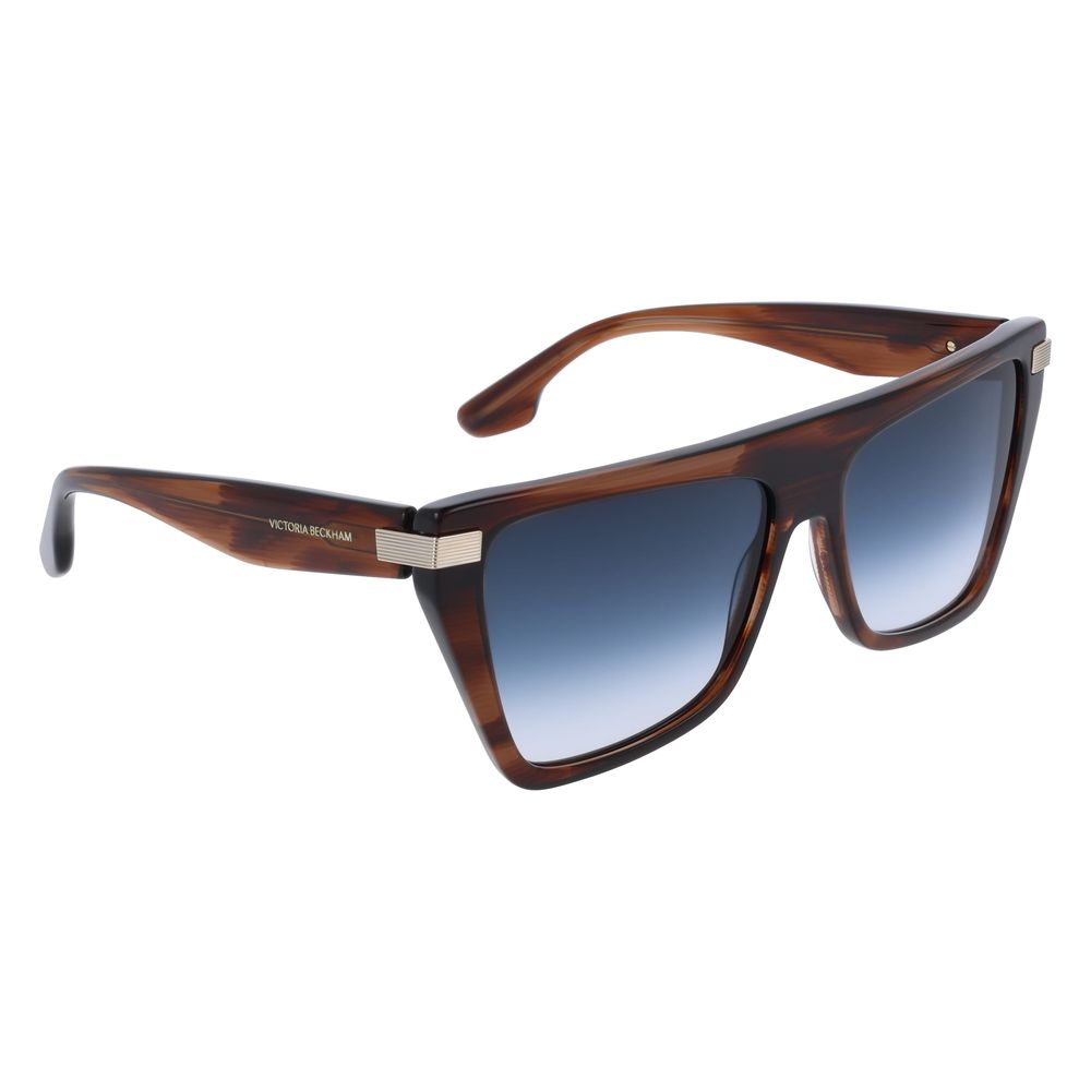 Occhiali da sole in acetato marrone