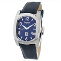 Blue Leather Dress Watch