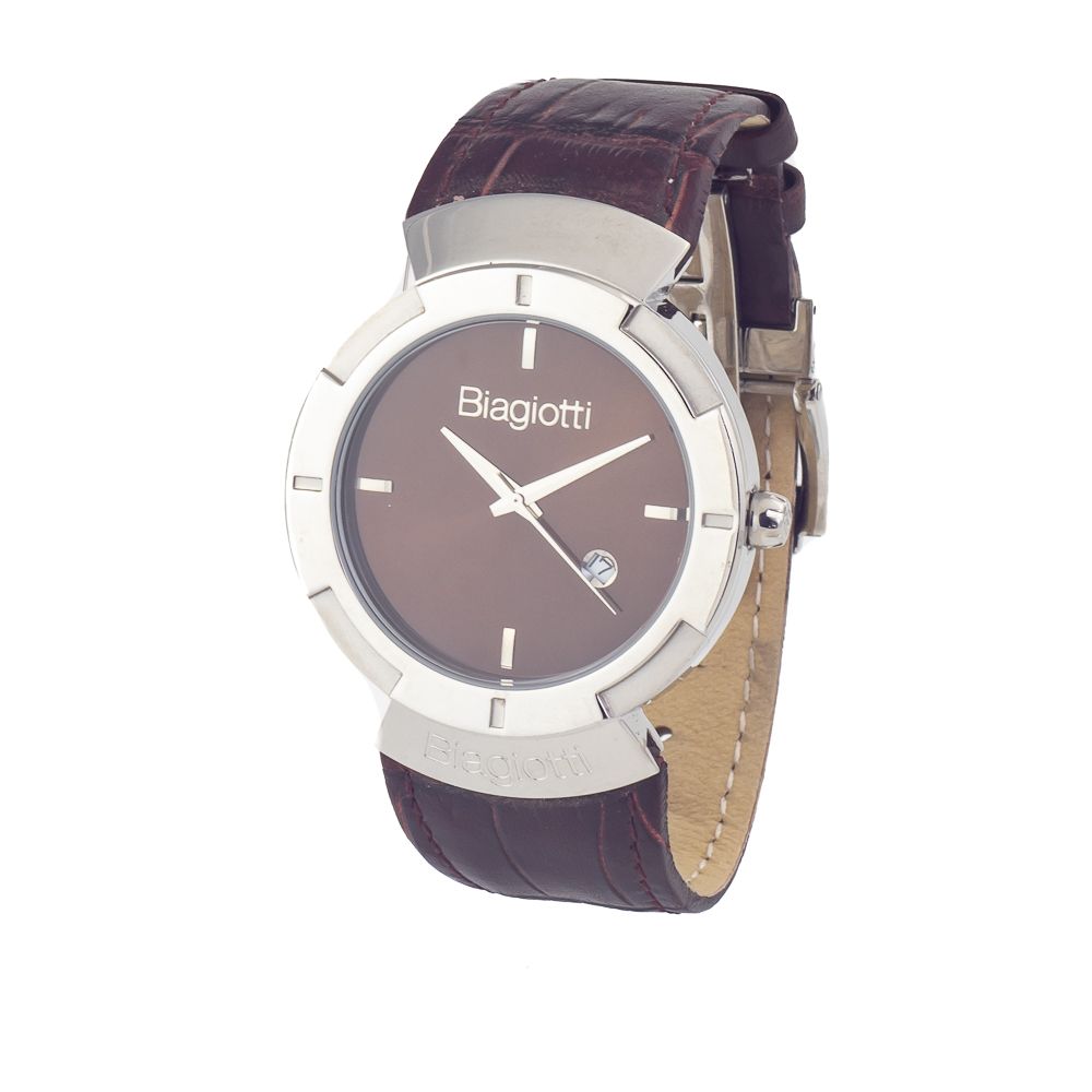 Braune Leder-Dresswatch