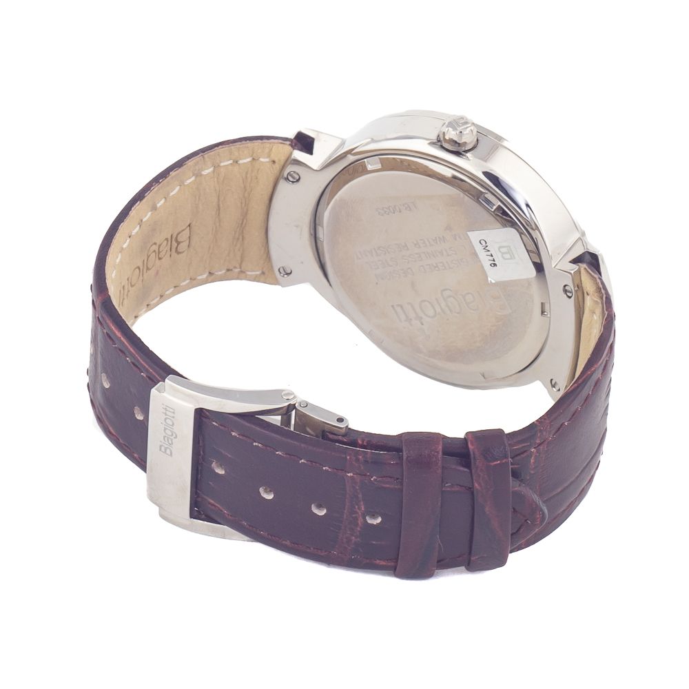 Braune Leder-Dresswatch