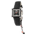Black Leather Dress Watch