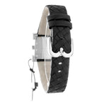 Black Leather Dress Watch