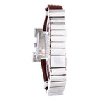 Braune Lederarmbanduhr