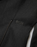 Schwarzer zweireihiger Hosenanzug mit Blazerjacke