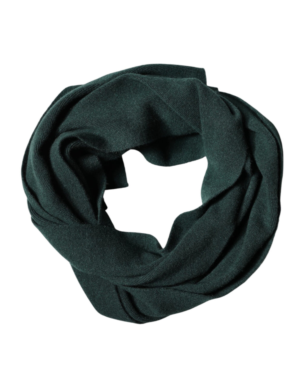 Grüner Kaschmir-Strickschal