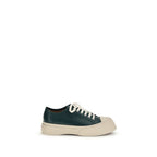 Schwarze Plateausneaker aus Kalbsleder