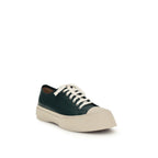 Schwarze Plateausneaker aus Kalbsleder
