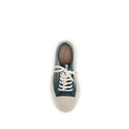Schwarze Plateausneaker aus Kalbsleder