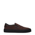 Braune Slipper aus Leder