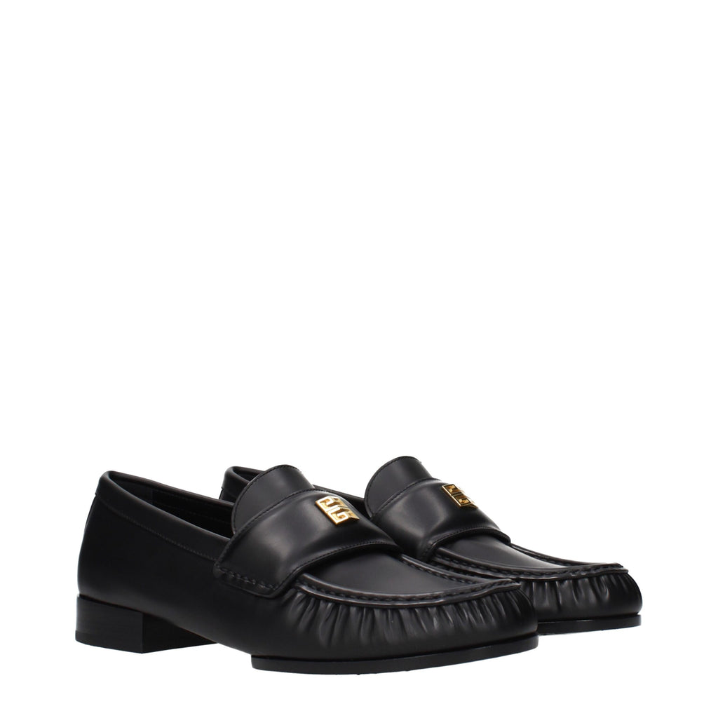 Mocassini slip-on in pelle nera
