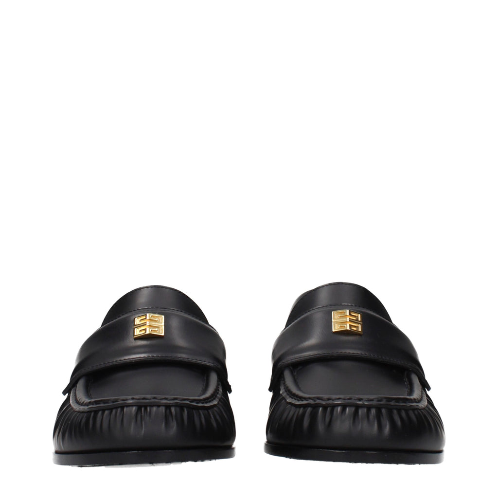 Mocassini slip-on in pelle nera