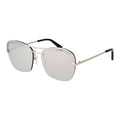 Sonnenbrille aus silbernem Metall