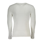 White Cotton Men T-Shirt