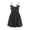 Black Recycled Polyester Casual Dress