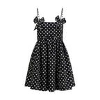 Black Recycled Polyester Casual Dress
