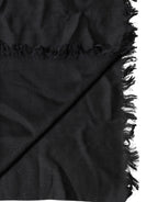 Black Lace Stole Neck Wrap Shawl Scarf