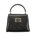 Schwarze Leder-Damenhandtasche