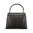 Schwarze Leder-Damenhandtasche