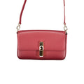 Rote Lederhandtasche für Damen