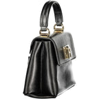 Schwarze Leder-Damenhandtasche