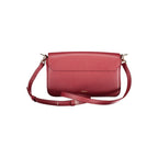 Rote Lederhandtasche für Damen